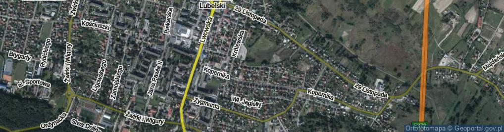 Zdjęcie satelitarne Wyszyńskiego Stefana, ks. kard. ul.